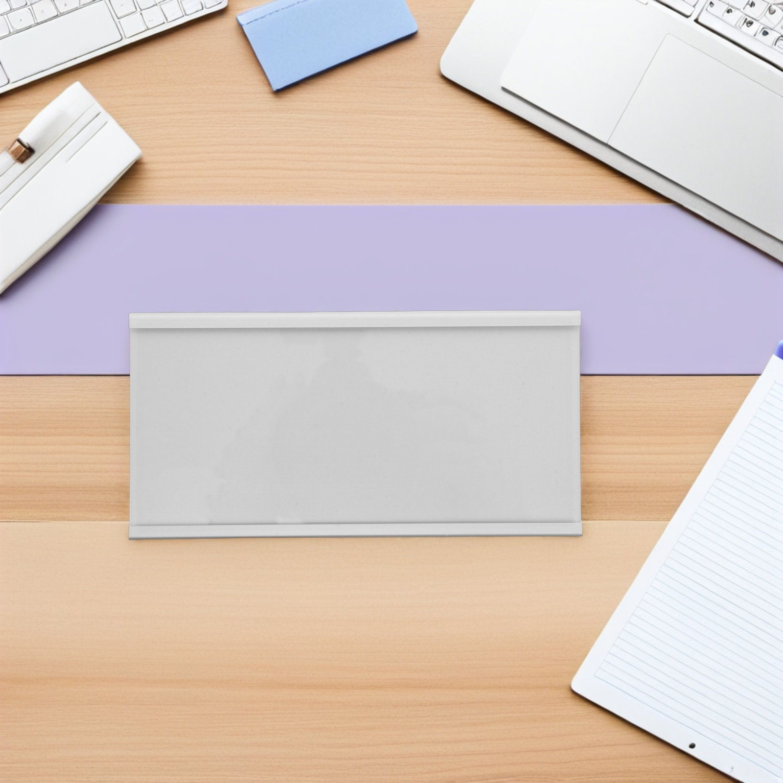 Desk Name Plate - Aluminum Name Plate Holder 9x16cm Wall