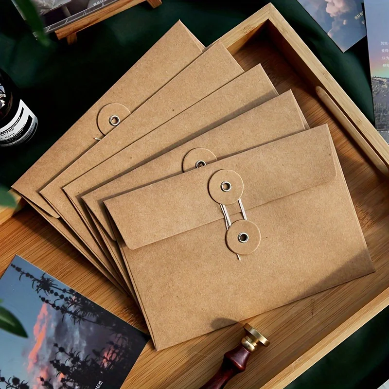 Set of 20 Retro-Style Brown Kr - Letter Envelope Kraft review and price