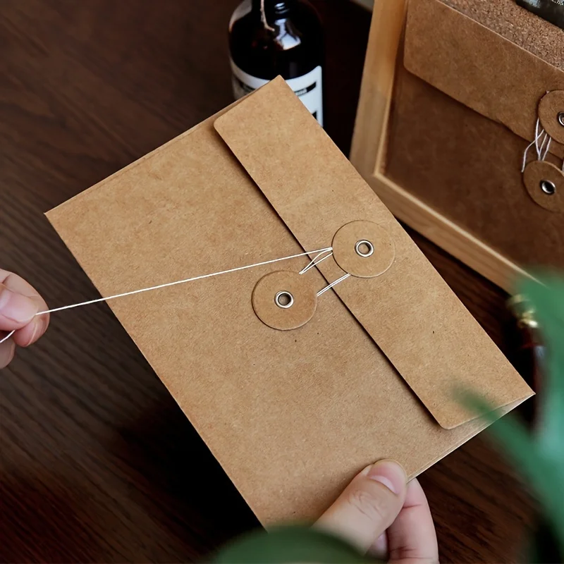 Set of 20 Retro-Style Brown Kr - Letter Envelope Kraft review and price