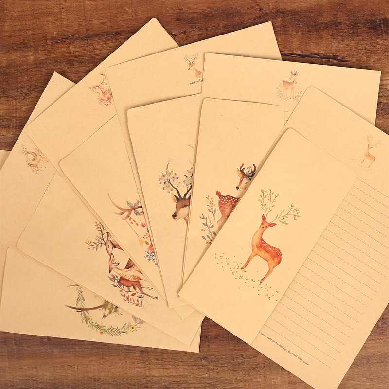 10 Envelopes, 10 Sheets of Let - Letter Envelope Kraft review and price