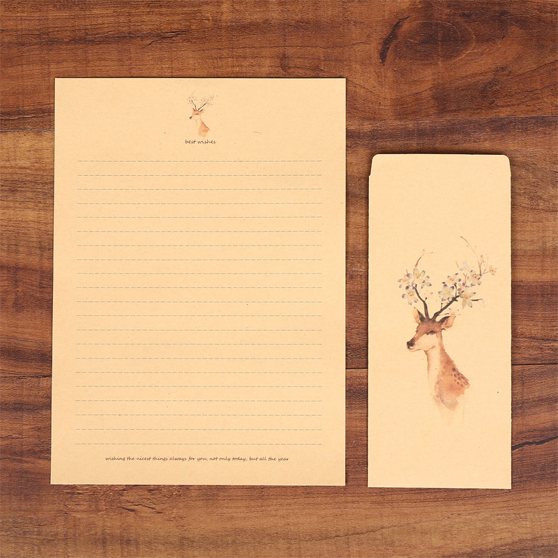 10 Envelopes, 10 Sheets of Let - Letter Envelope Kraft review and price