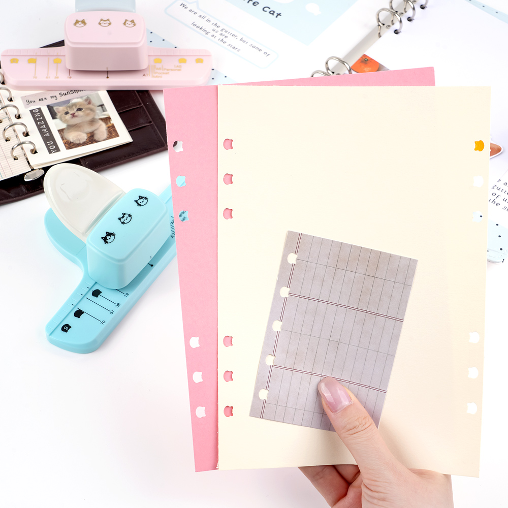 3-Hole Cute Cat Head Paper Pun - Paper Punch 3 Hole review and price