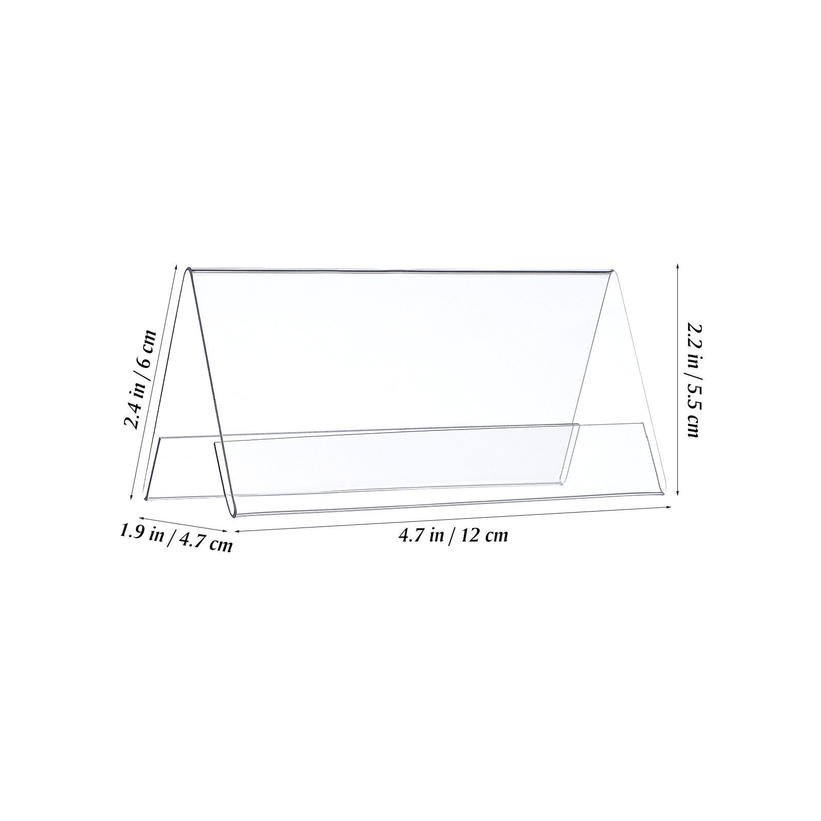 6Pcs Transparent Acrylic Name  - Desk Name Plate review and price