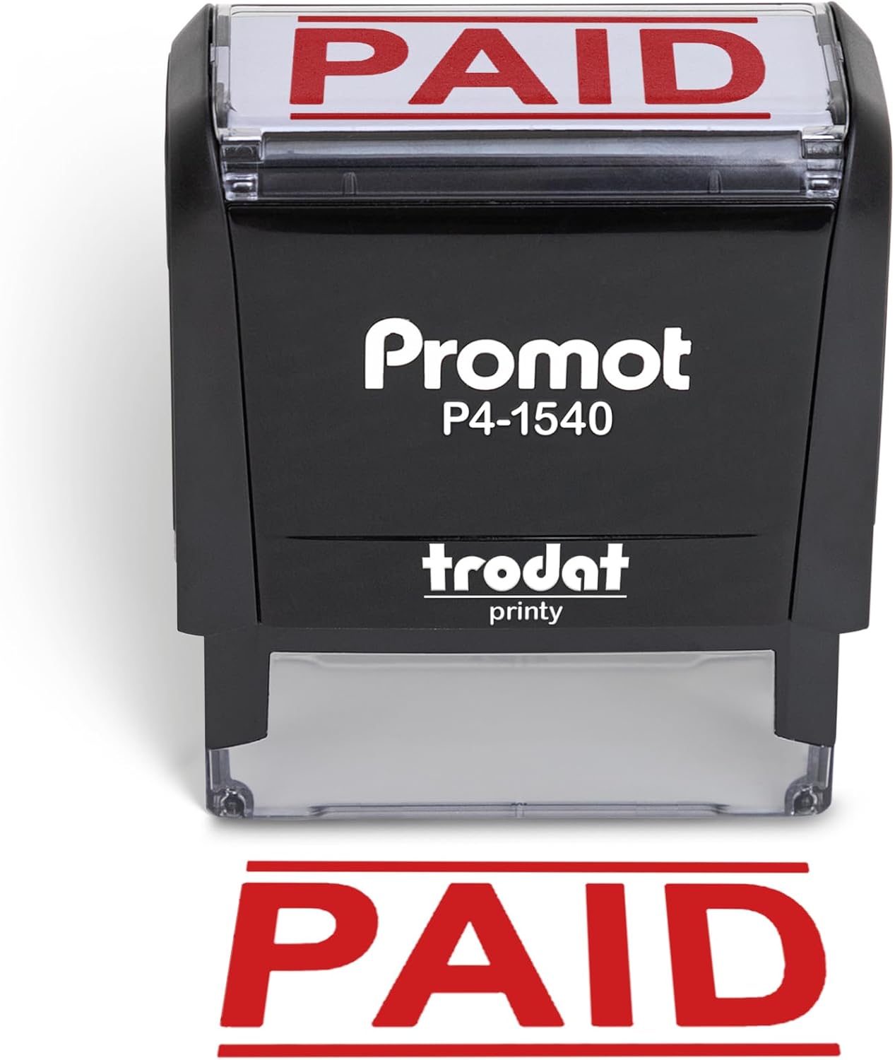 Self-Inking Paid Stamp Red Ref - Self Inking Stamp review and price