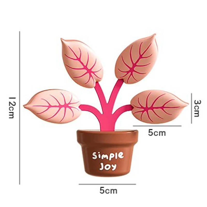 Cute Potted Plant Desk Clip 2  - Paperclip Magnetic Set review and price