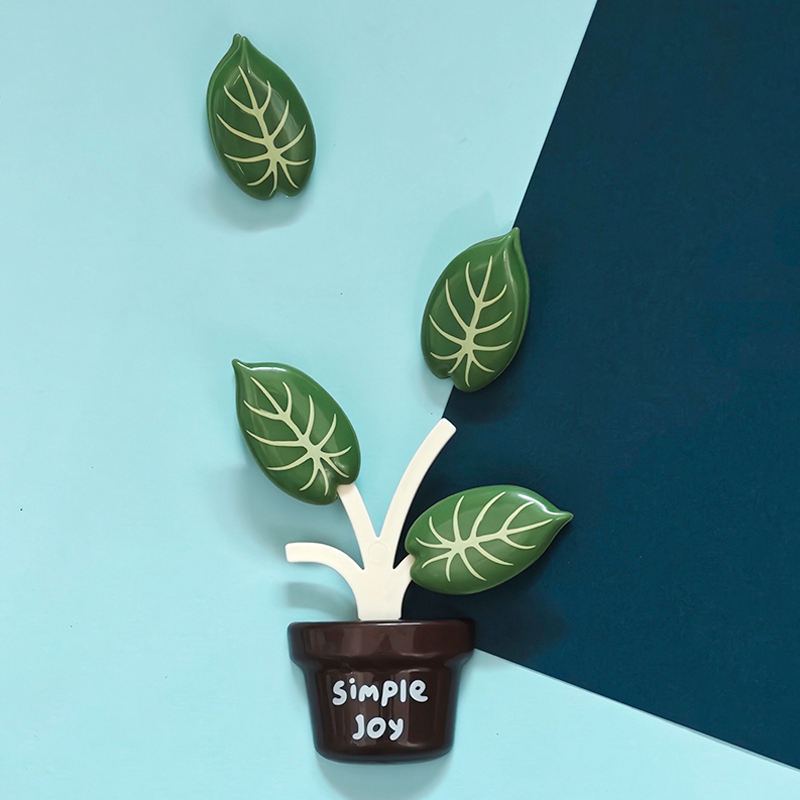 Cute Potted Plant Desk Clip 2  - Paperclip Magnetic Set review and price