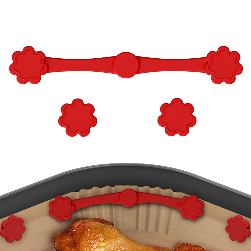 3pcs/set air fryer Liner Holde - Paperclip Magnetic Set review and price