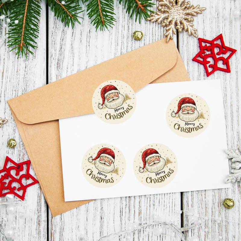 500pcs/Roll Christmas Santa Cl - Sticker Label Roll review and price